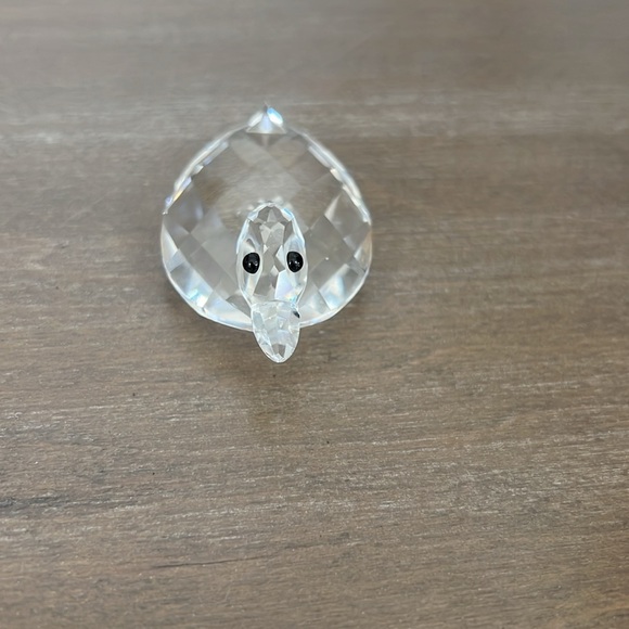 SWAROVSKI Duck w Silver Beak Med Crystal Figurine - Picture 3 of 7